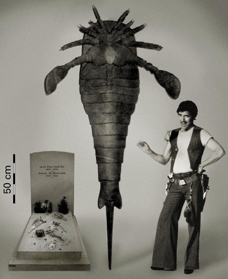 Weird gigantic hybrids of scorpions and millipedes that lived in water